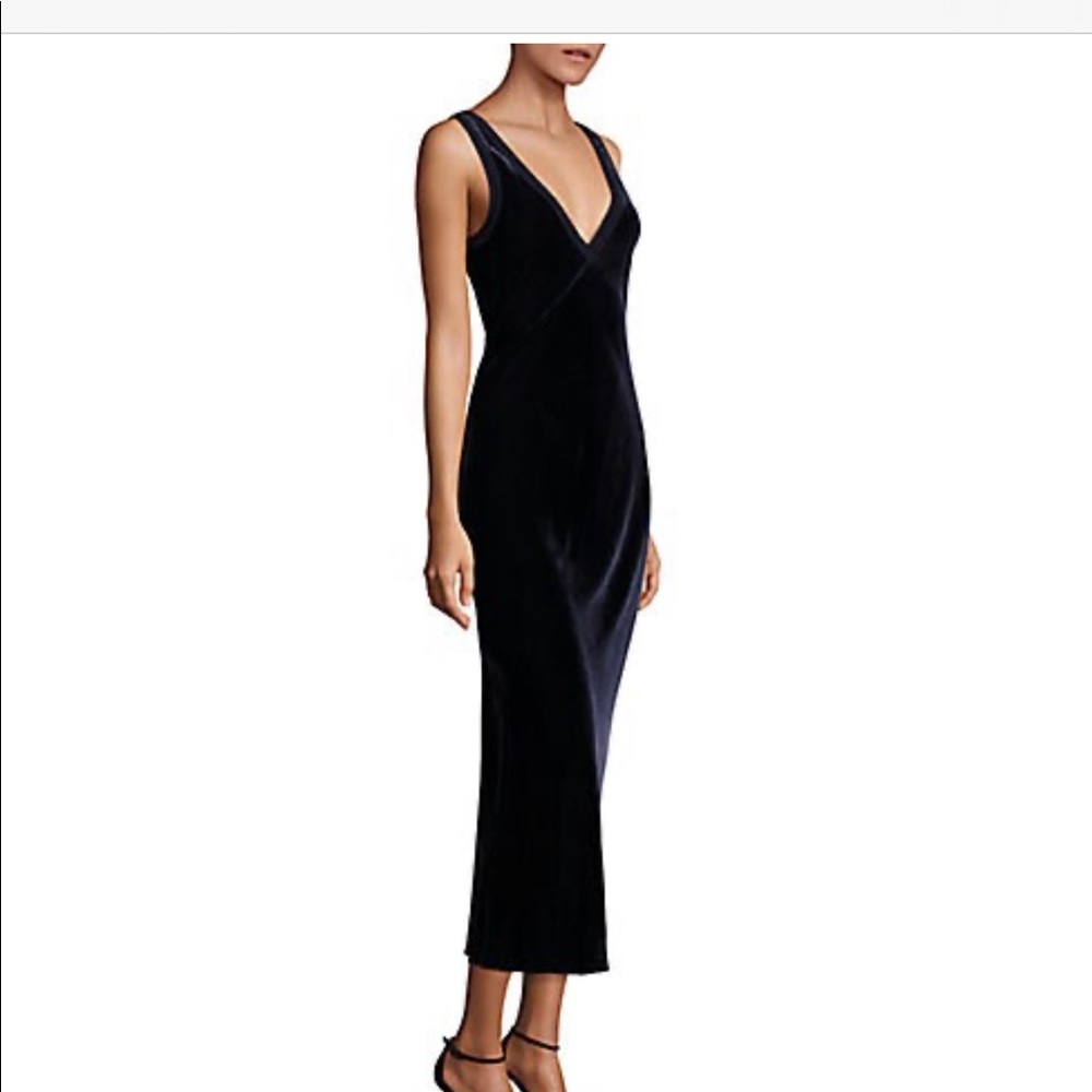 NWT DKNY Velvet Midi Dress